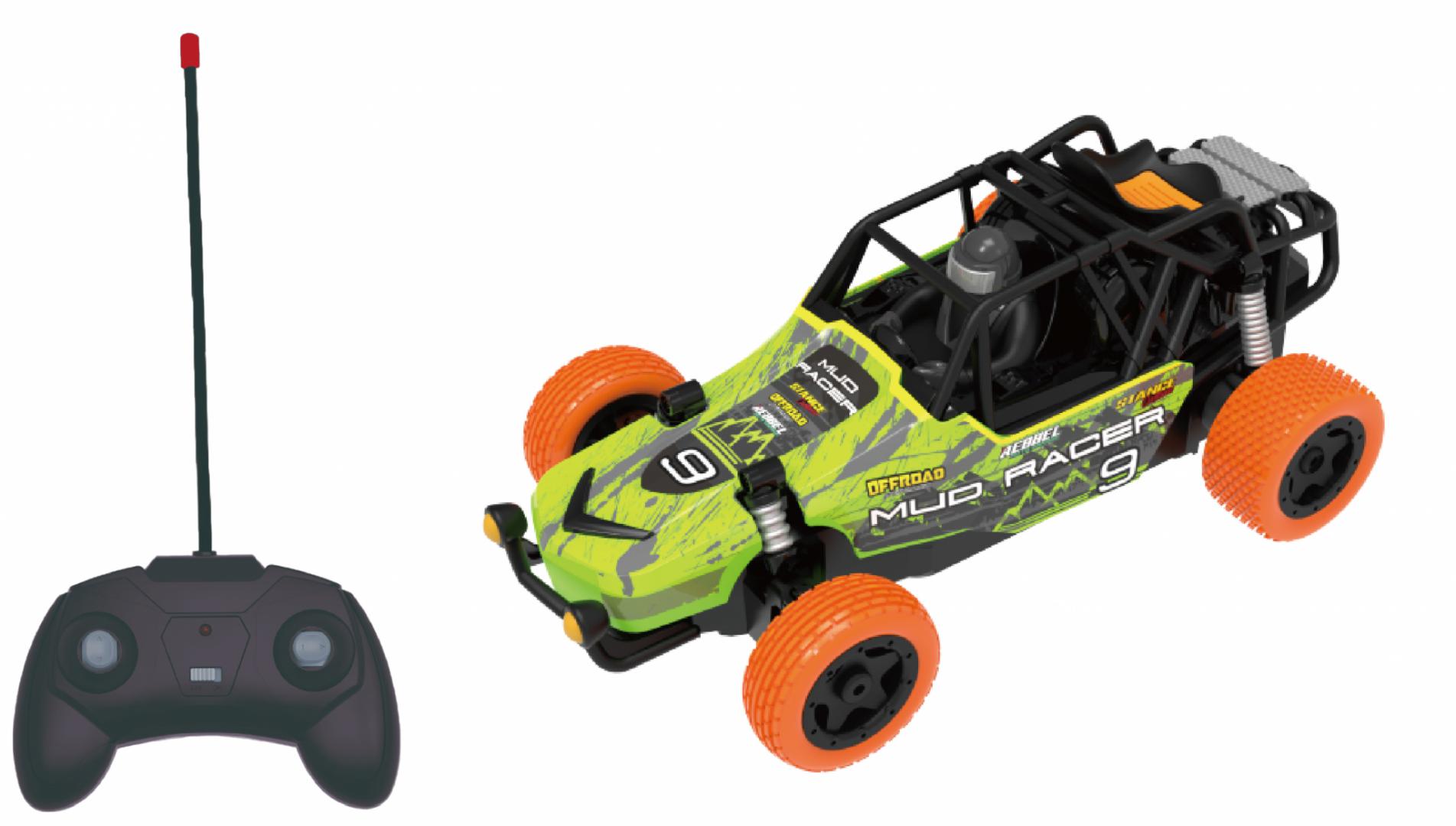 MASINUTA CU TELECOMANDA NITRO RACER, SCARA 1/24, 19CM, VERDE