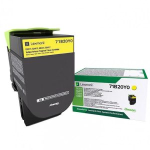 Toner Lexmark 71B20Y0, Yellow