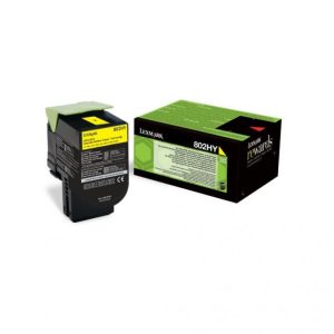 Toner LEXMARK 802HY, Yellow