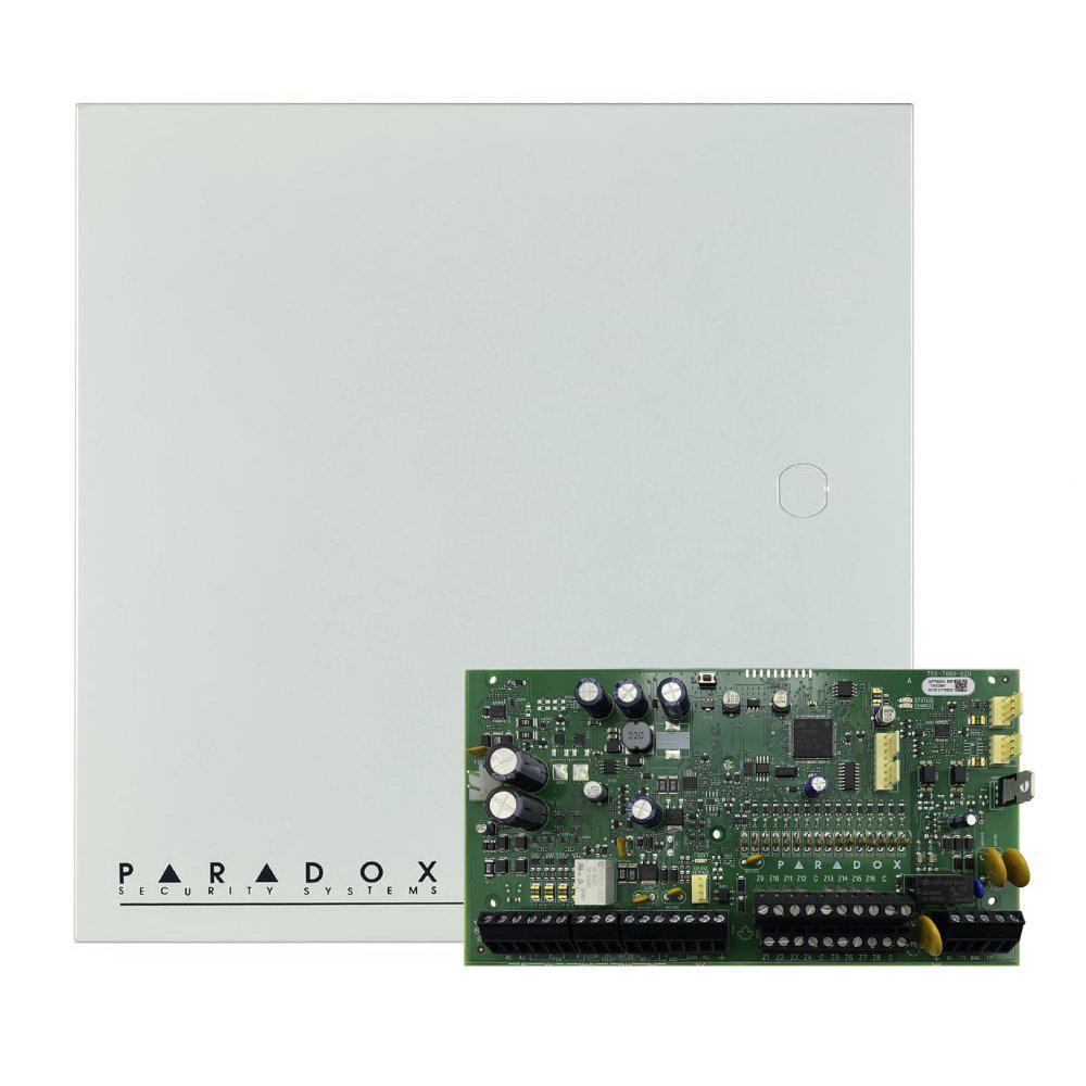 Centrala Paradox SP7000+; 16 intrări de zonă sau 32 cu