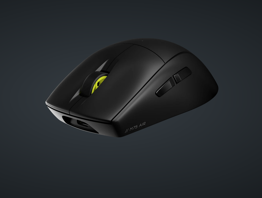 Mouse Gaming Wireless Corsair M75 AIR WIRELESS, 26000 dpi, Negru - imagine 3