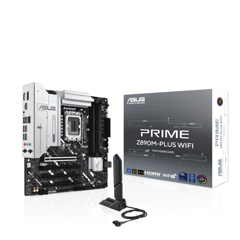 Placa de baza ASUS PRIME Z890M-PLUS WIFI, Socket 1851, DDR5,