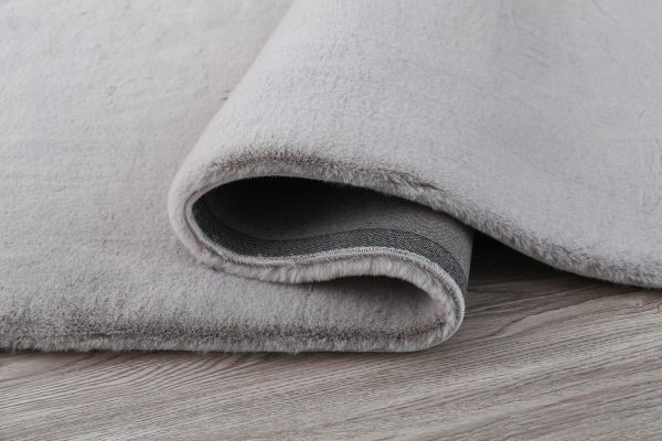 Covor Heinner Shaggy soft blanita Gri 50x90 cm - imagine 4
