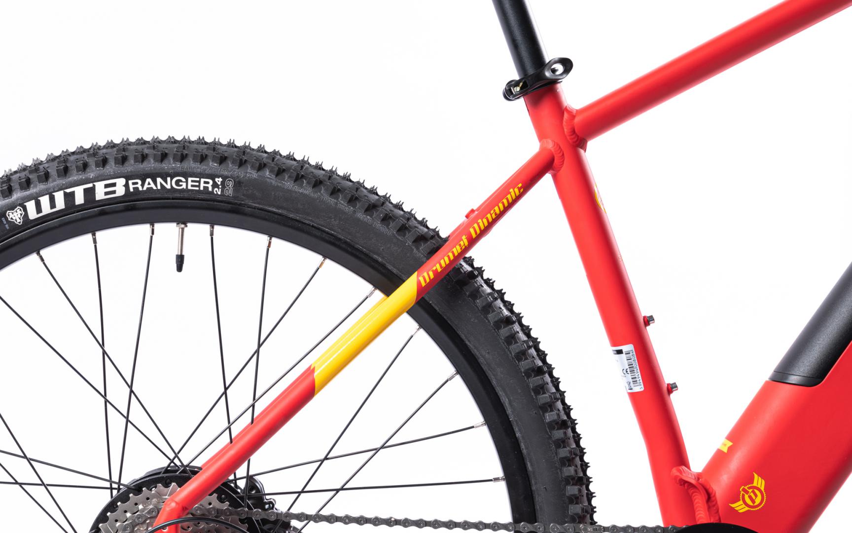 Bicicleta MTB Pegas Drumet Dinamic E-Bike. Rosu Mat - imagine 12