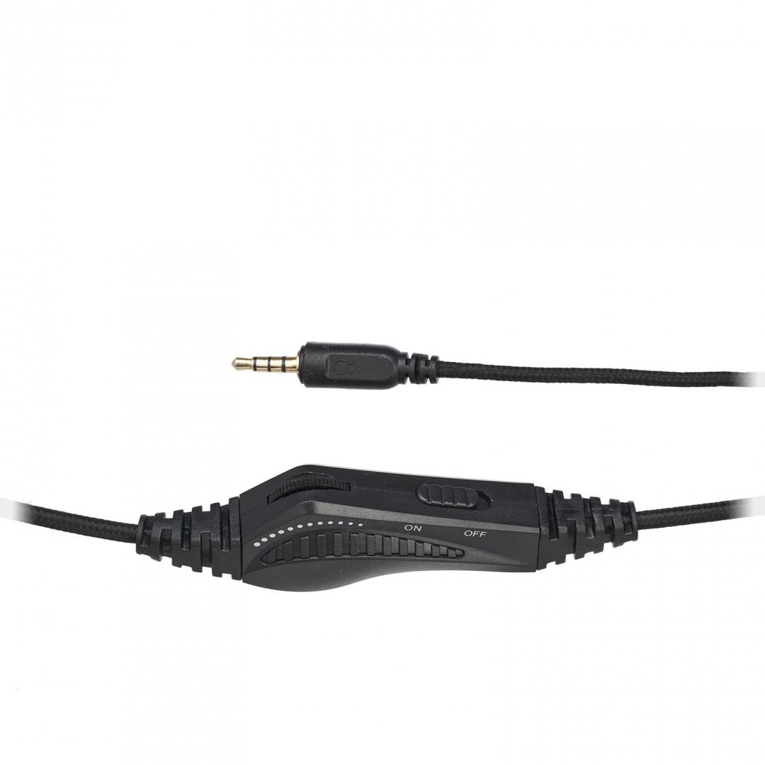 Casti cu microfon X by Serioux RUARI, Gaming, negru - imagine 6