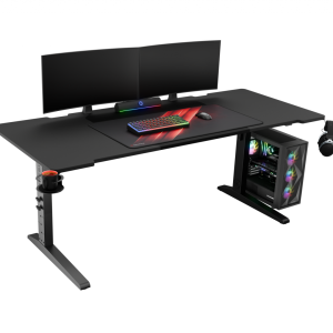Birou gaming Genesis Holm Modular 180, material lemn/metal, reglabil pe