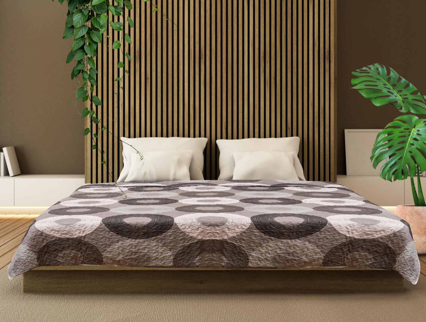 CUVERTURA MATLASATA 200X220 CM CIRCLE - imagine 3
