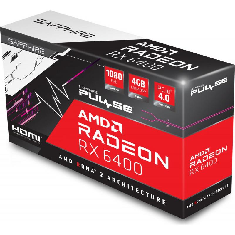 Placa video Sapphire Radeon RX 6400, 4GB GDDR6, PCI Express - imagine 3
