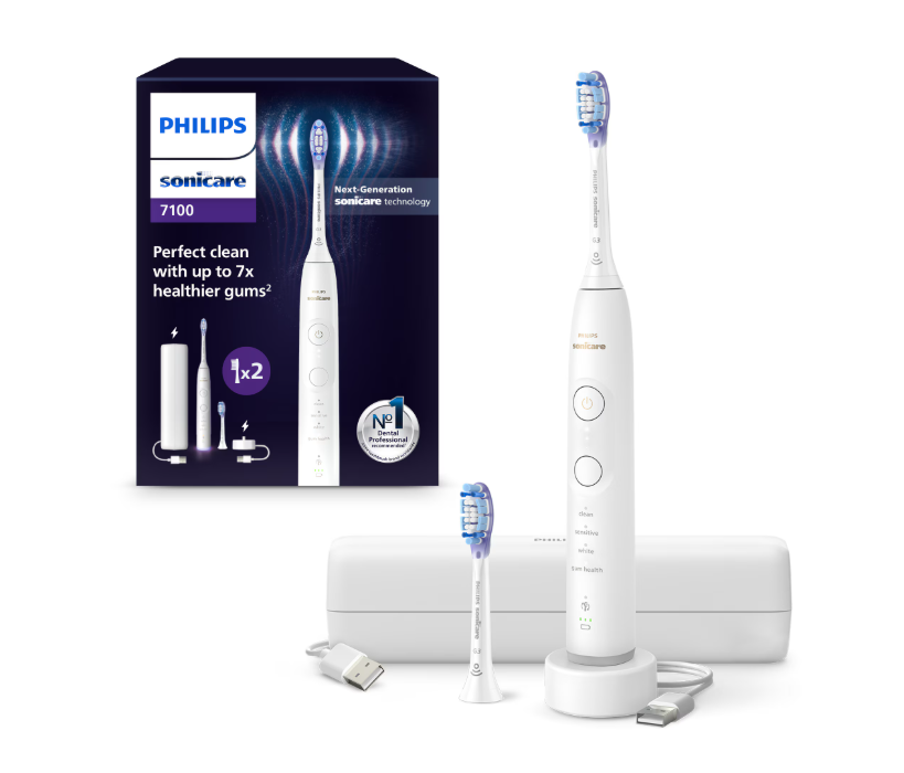 Periuta de dinti electrica Philips Sonicare HX7420/02, 62.000 miscari/minut, conectata