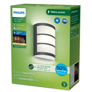Aplica LED pentru exterior Philips PYTHON, 3.8W, 800 lm, lumina