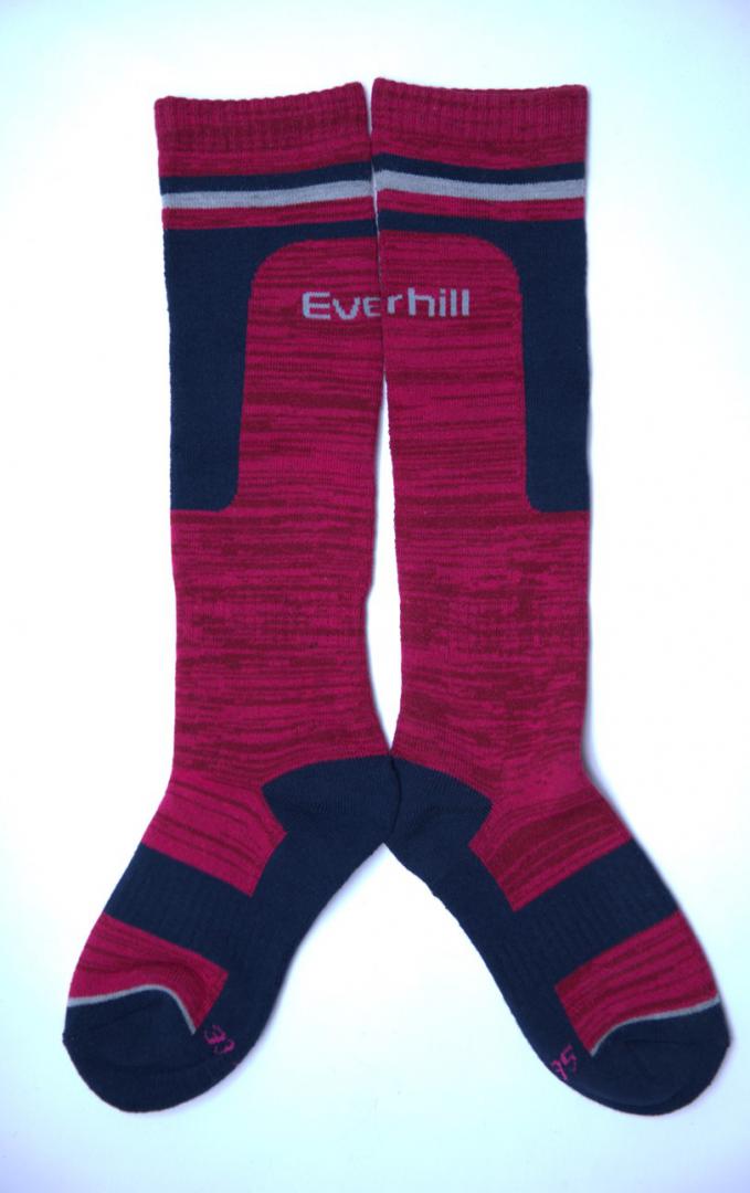 SOSETE SKI JUNIOR EVERHILL ROSU-NEGRU 30-32 - imagine 4