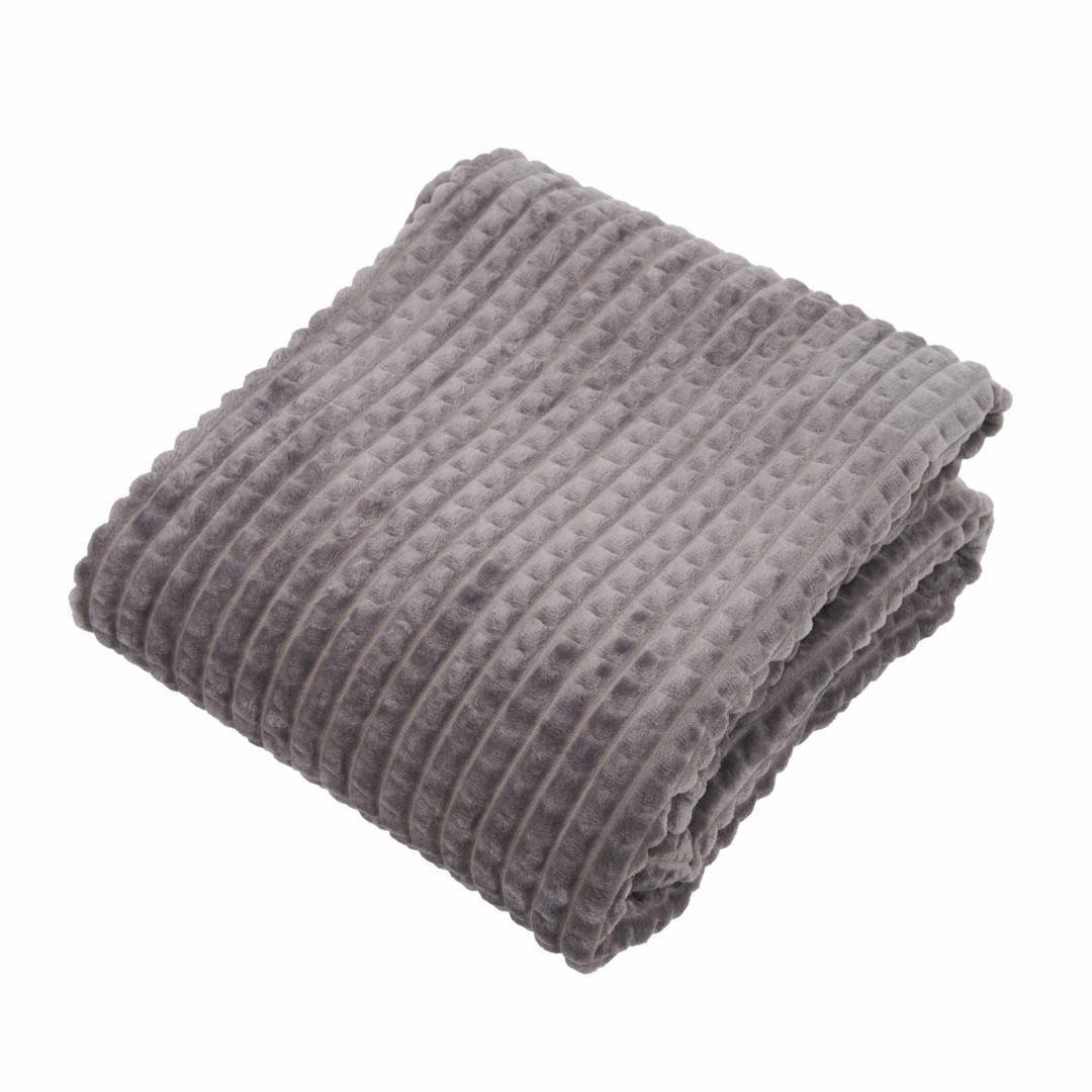 PATURA FLANNEL 150X200 CM GRI - imagine 3