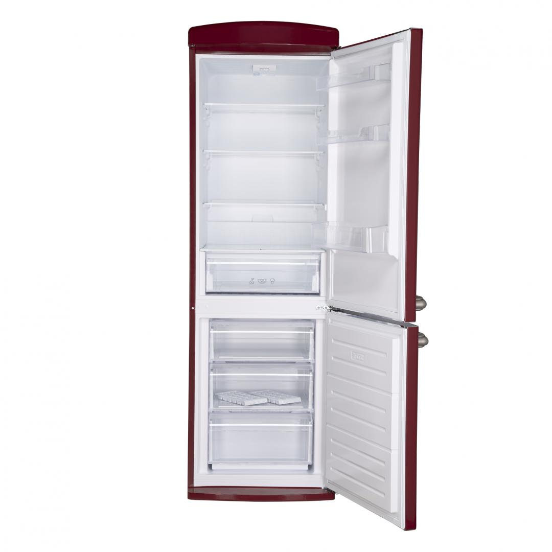 Combina frigorifica FRAM FC-VRR340BDF+, 340 l, Clasa: F, Burgundy - imagine 3