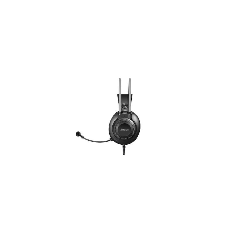 Casti Head-band A4TECH FH200U, Wired, Negru - imagine 3
