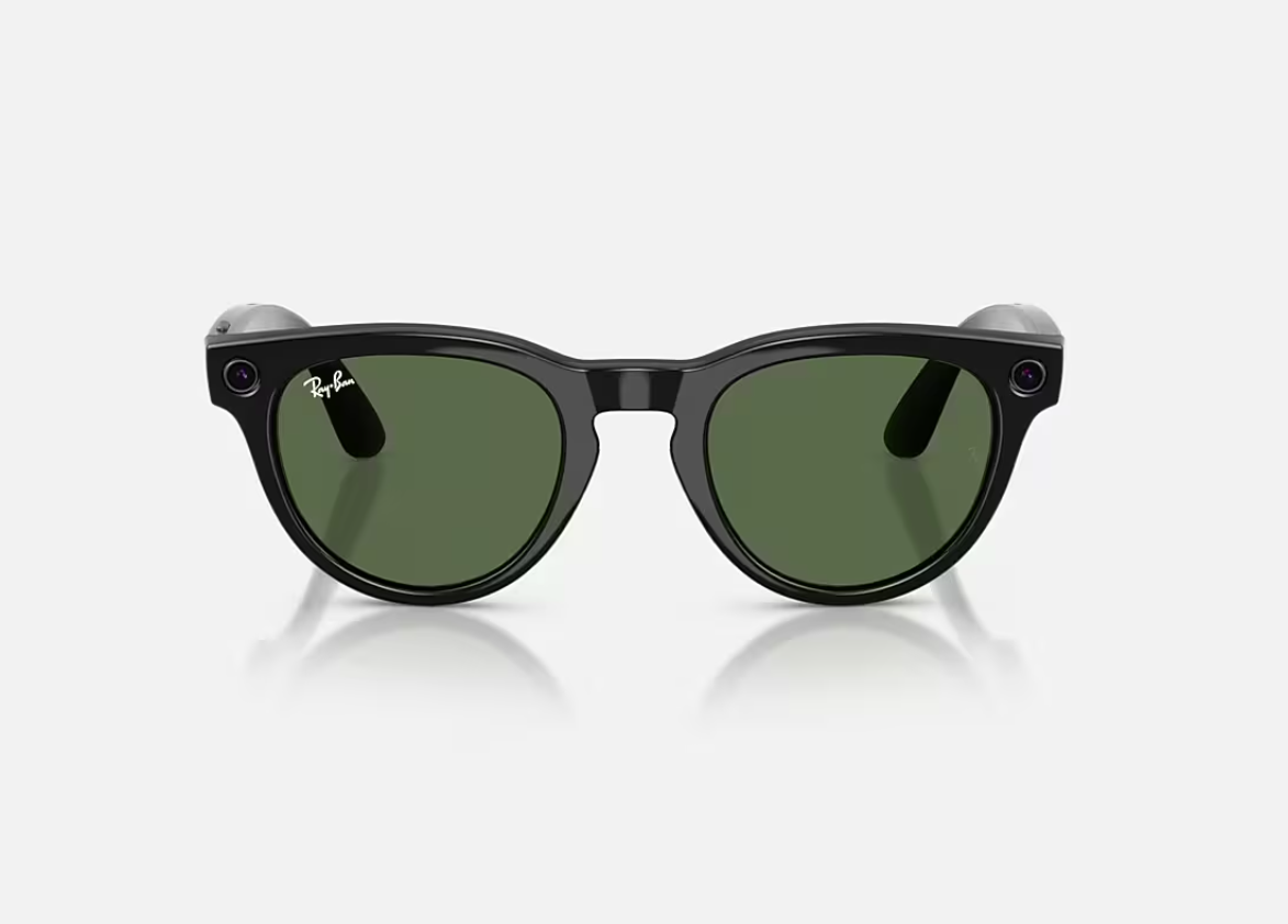 RayBan Meta HEADLINER Low Bridge Fit - Shinny Black - - imagine 3