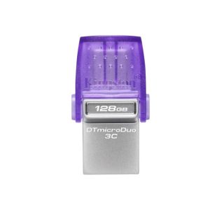 Memorie USB Kingston microDuo 3C 128 GB, USB 3.0, Purpuriu