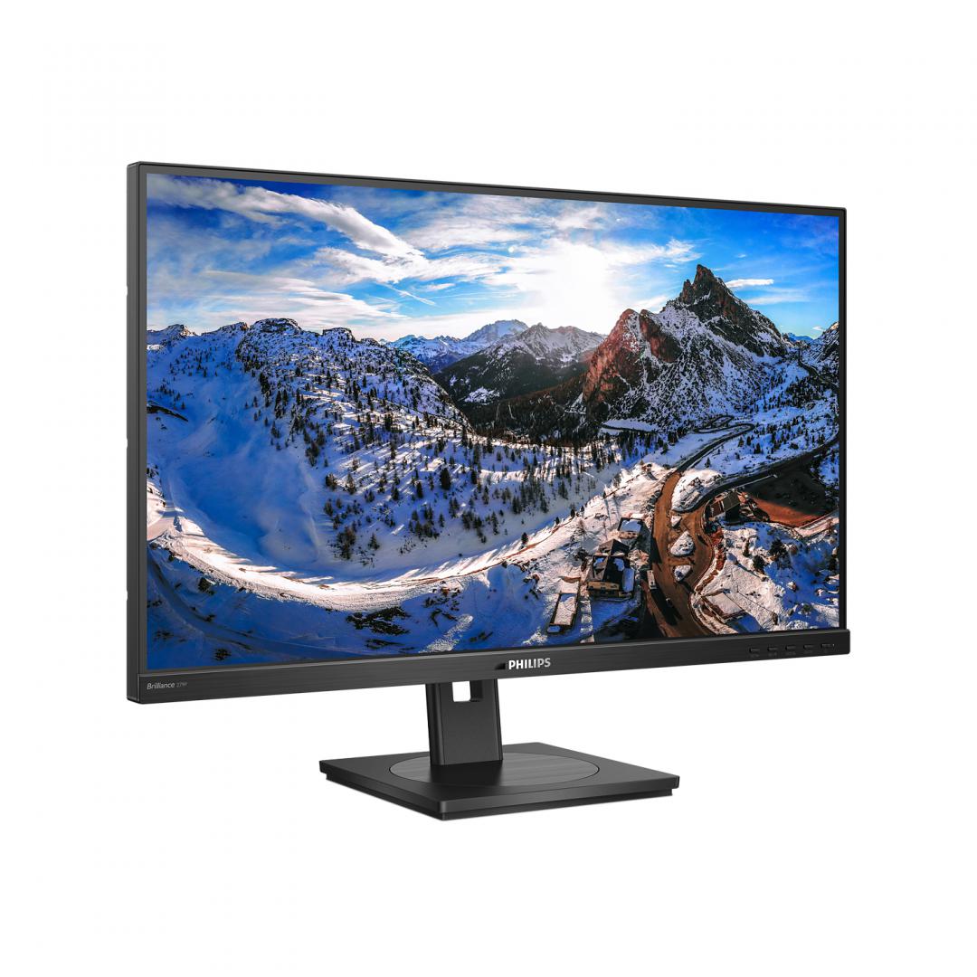 Monitor Consumer Philips 279P1/00, 27", 3840 x 2160 pixeli, Black, - imagine 4