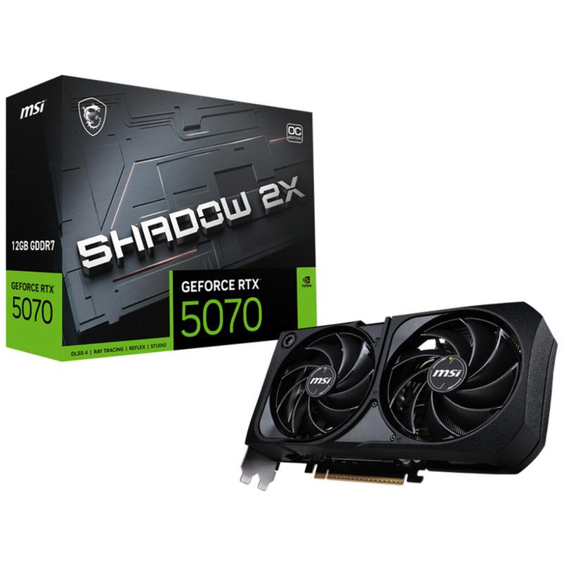 Placa video MSI GEFORCE RTX 5070 SHADOW 2X OC, 12GB