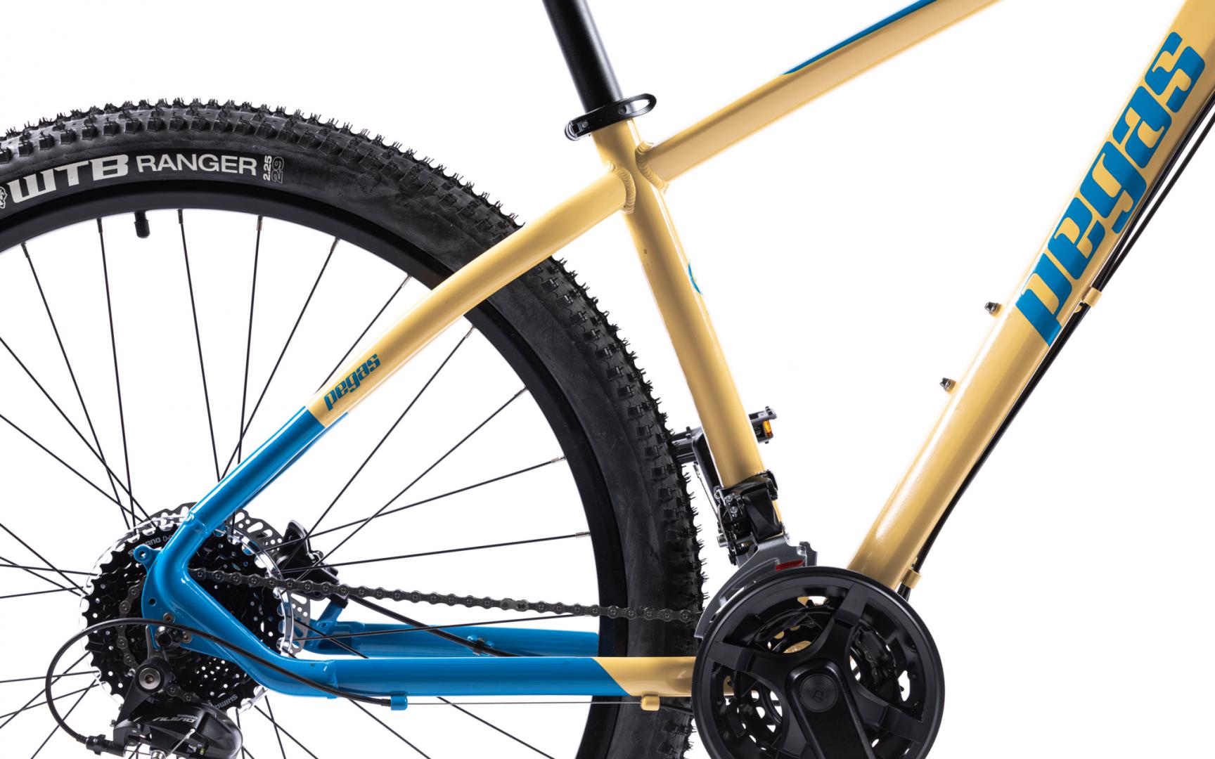 Bicicleta MTB Pegas DRUMET M 29'' GALBEN LAGUNA - ALBASTRU - imagine 3