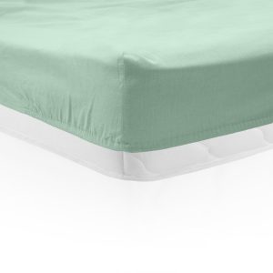 CEARCEAF PAT CU ELASTIC 90X200 CM VERDE