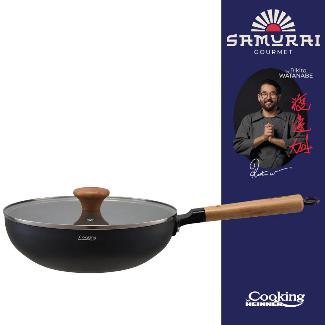 TIGAIE WOK + CAPAC 26X7.5CM, RIKITO WATANABE, SAMURAI GOURMET, COOKING