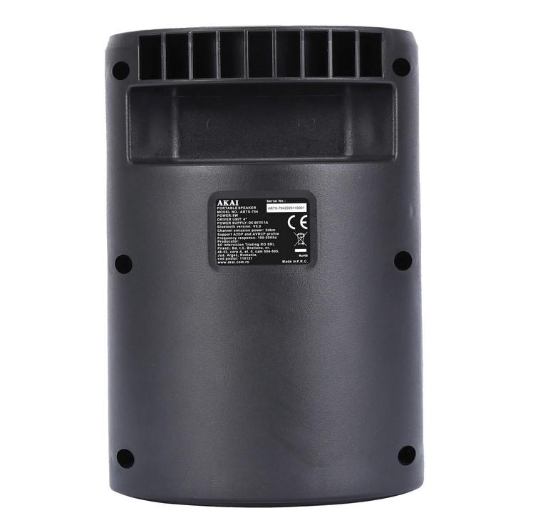 Boxa portabila Akai ABTS-704, Bluetooth 4.2, radio FM, 1x port - imagine 5