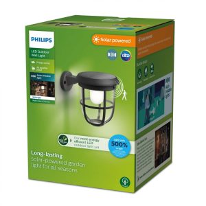 Aplica LED solara pentru exterior cu senzor de miscare Philips