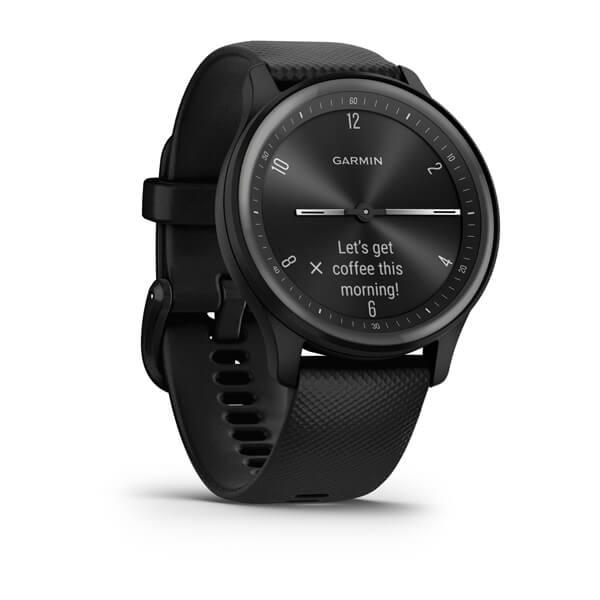 Ceas Garmin SmartWatch Vívomove Sport, Black - imagine 6