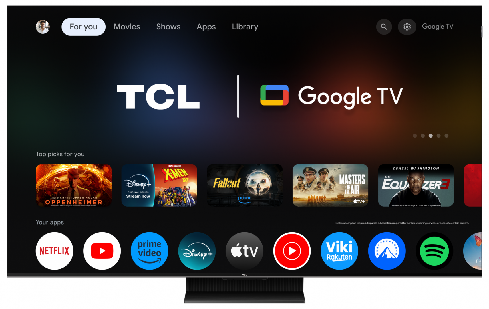 Televizor TCL MiniLed 75C765, 189 cm (75"), Smart TV, 4K, - imagine 3