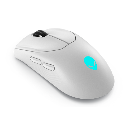 Mouse Gaming Wireless Dell AW720M, 26000 dpi, Lunar Light - imagine 3