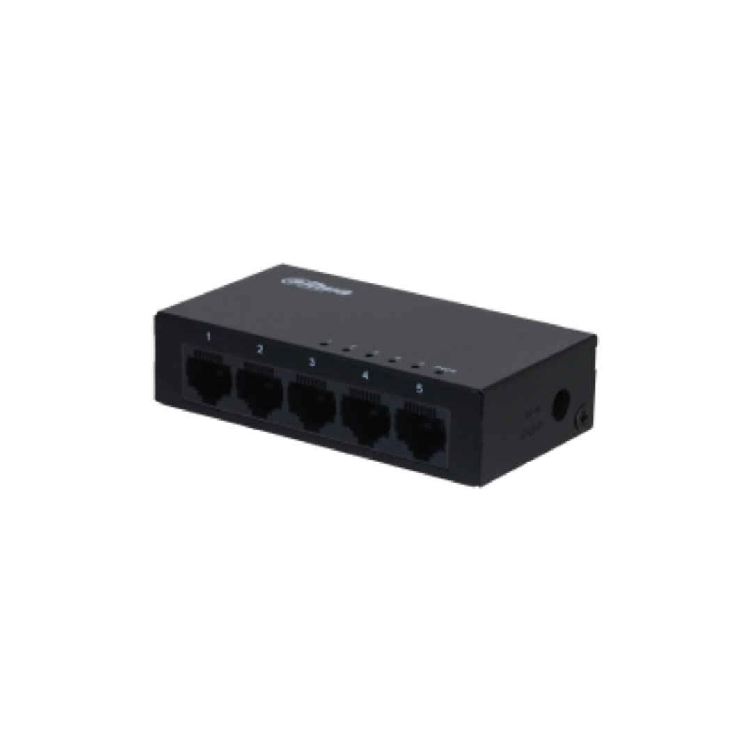 Switch Dahua 5 Porturi Unmanaged, Gigabit, PFS3005-5GT-L, Interfata: 5 x