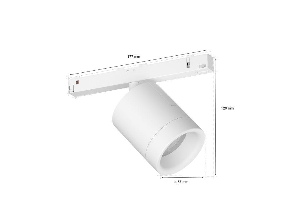 Spot LED RGB Philips Hue Perifo, Bluetooth, control vocal, 24V, - imagine 3