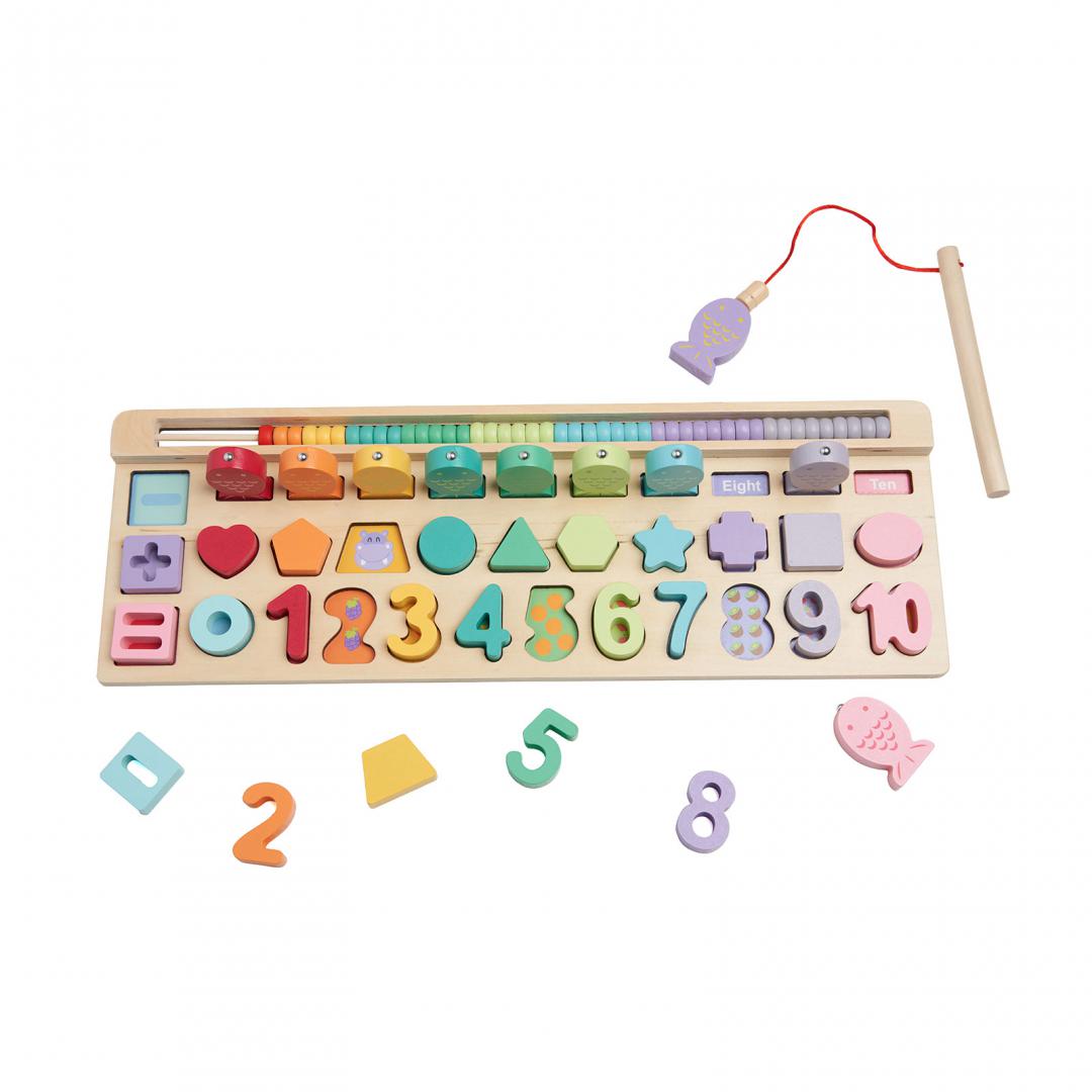 JOC PUZZLE DIN LEMN, 4 IN 1, 35 DE PIESE,