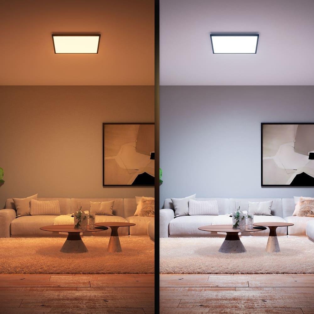 Panou LED Philips Hue Aurelle SQ, Bluetooth, 39W, 3750 lm, - imagine 4