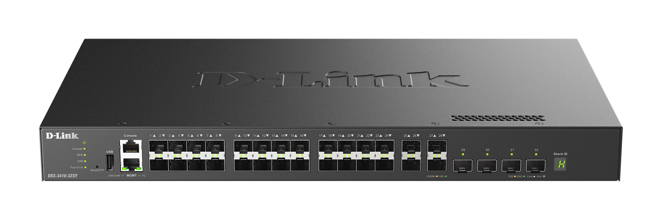 D-Link Switch L3 Managed 32 porturi DXS-3410-32SY, Dimensiuni:441.0 x 250
