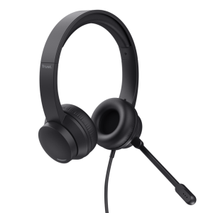 Casti Head-band Trust Ayda, Wired, Negru