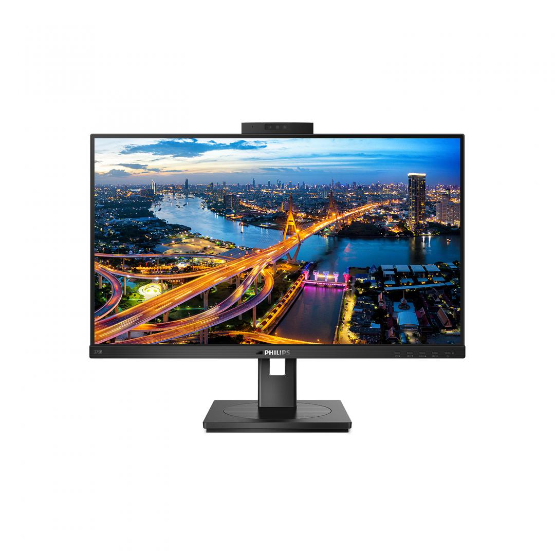 Monitor Consumer Philips 275B1H, 27", 2560 x 1440 pixeli, Black, - imagine 3