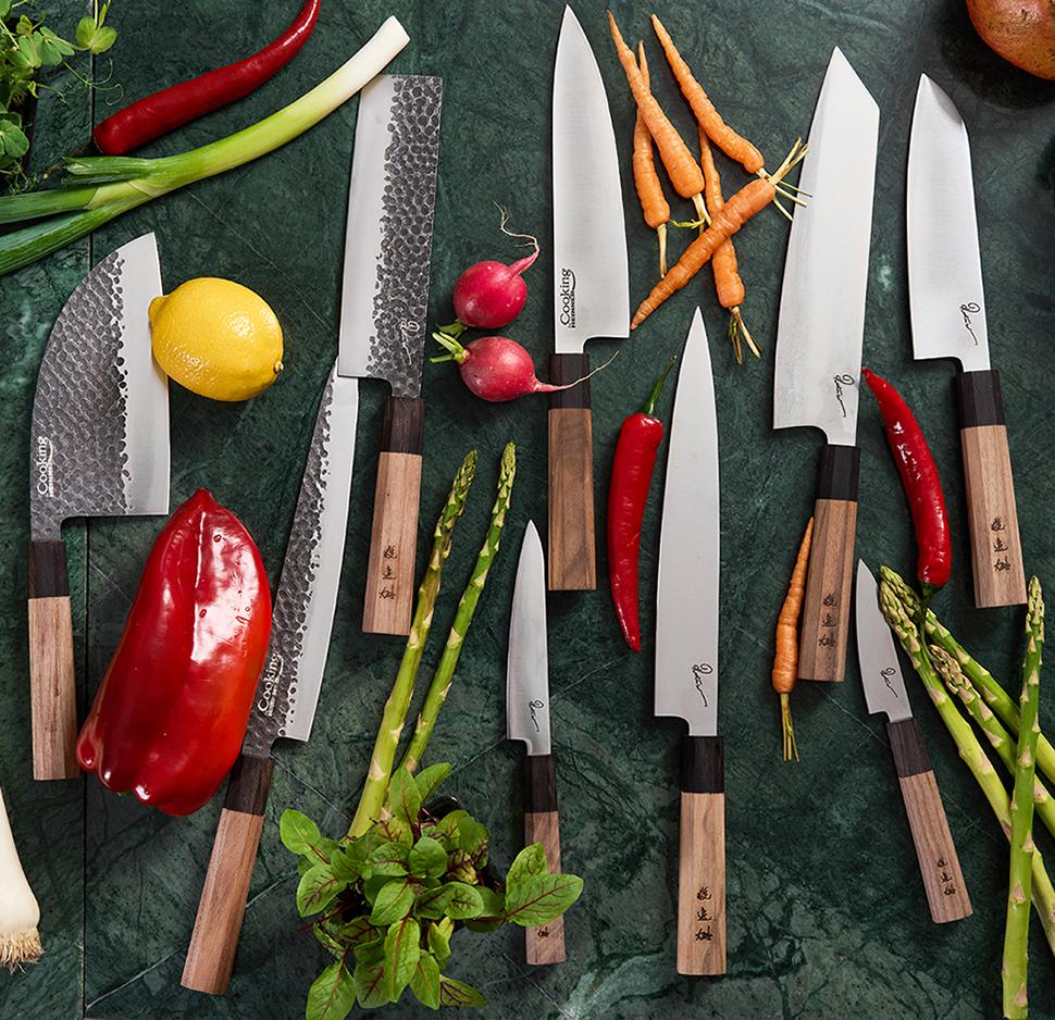 CUTIT SANTOKU 18 CM, RIKITO WATANABE, SAMURAI GOURMET, COOKING BY - imagine 11