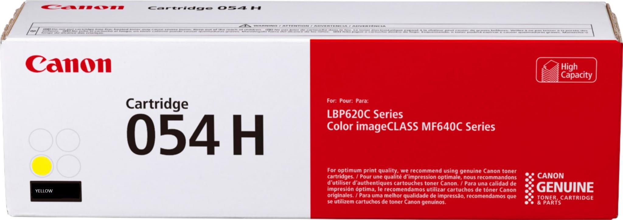Toner Canon CRG054H, Yellow