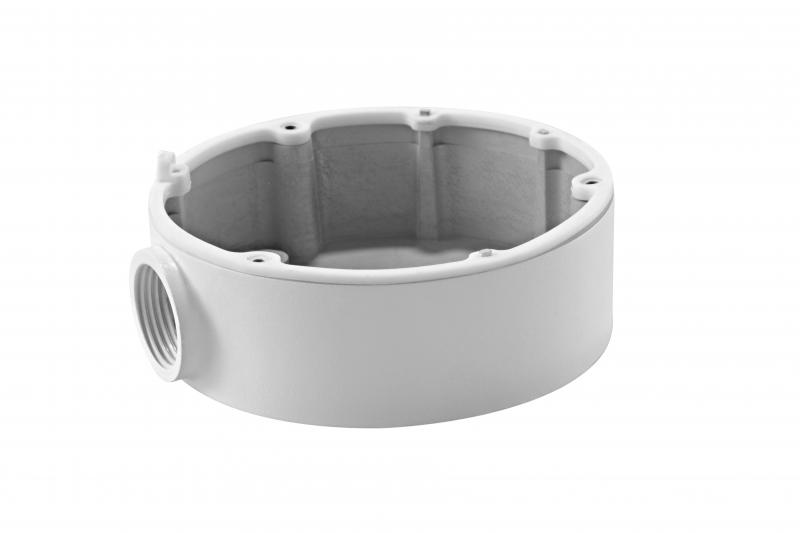 Hikvision Junction box DS-1280ZJ-DM18; compatibil cu DS-2CD2112-(I), DS-2CD2132-(I), aluminiu, diametru: