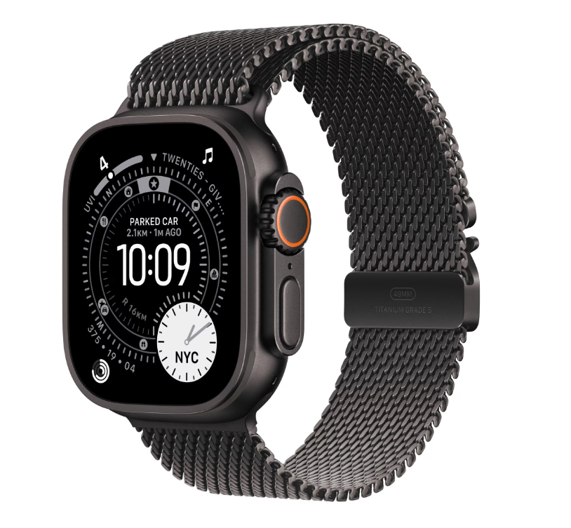 Apple Watch Ultra 3 GPS + Cellular 49mm Black Titanium Case with Black - imagine 3