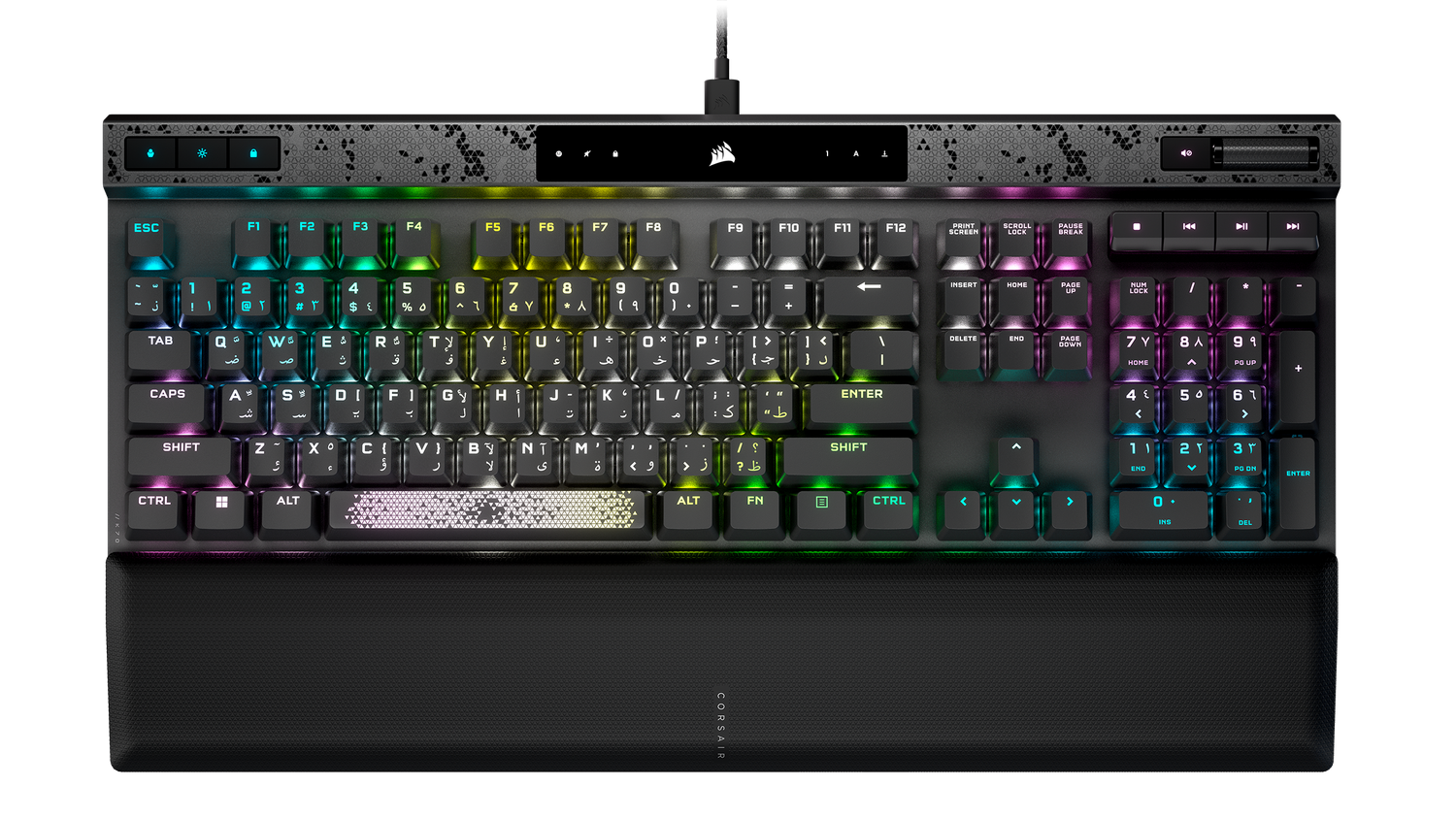 Tastatura Mecanica Gaming CORSAIR K70 MAX, RGB, USB, negru - imagine 3