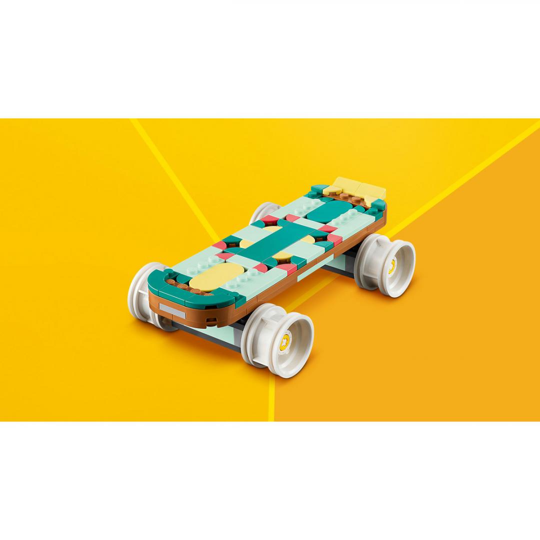 PATINA CU ROTILE RETRO, LEGO 31148 - imagine 6
