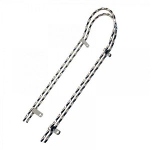 Sissy bar suport sa, profil patrat torsionat, dublu,lungime 18 inch,