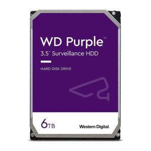 HDD Surveillance WD Purple, 6 TB, 5640 rpm, 256 MB,