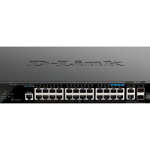 Switch D-Link DGS-1520-28MP, 28 porturi Gigabit,24 x 10/100/1000Base-T, 2 x