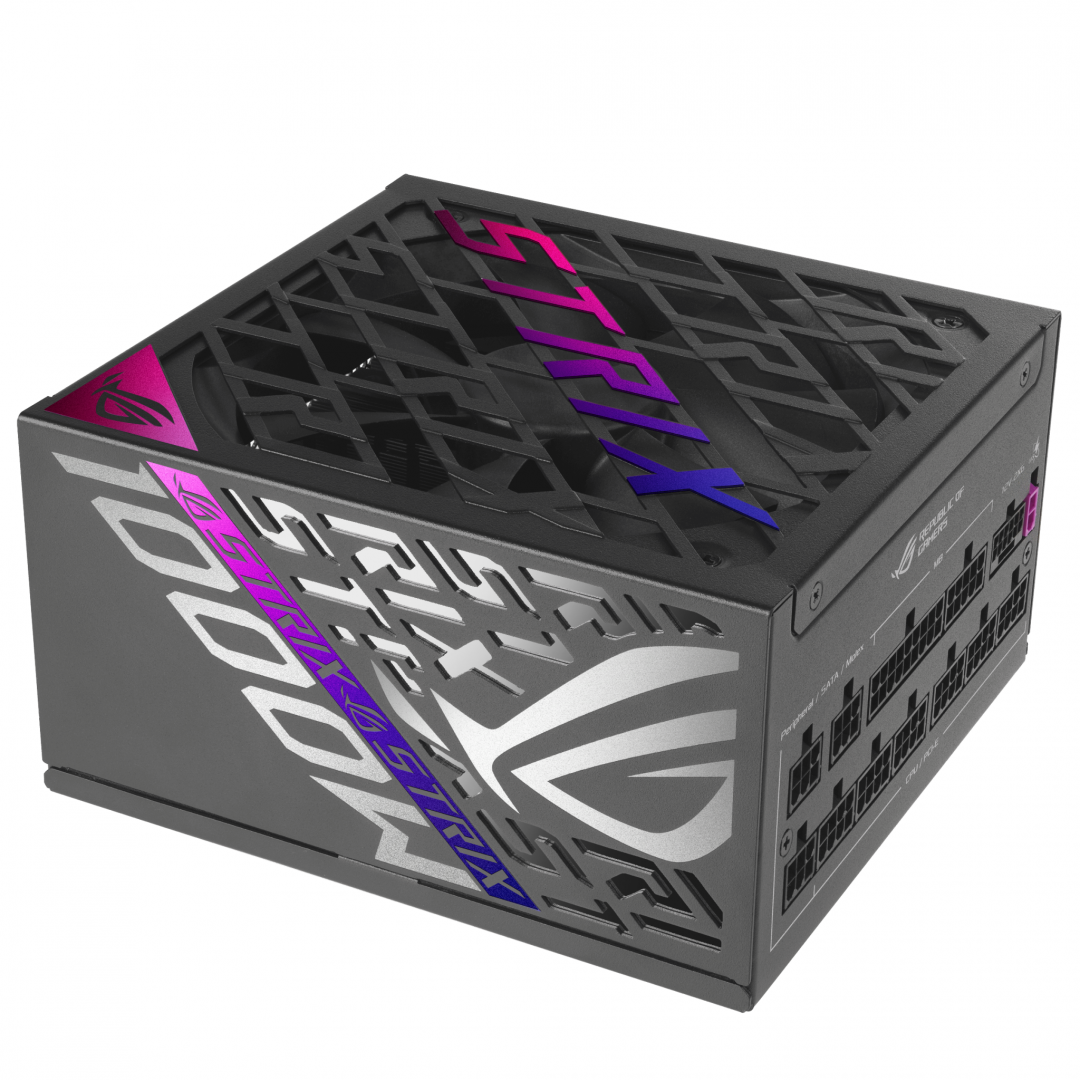 Sursa ASUS ROG STRIX-1000P-GAMING, 80+ Platinum, RGB, 1000W - imagine 3