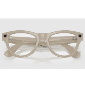 Ray-Ban Meta Skyler Gen 1 High Bridge FIT Shiny Chalky