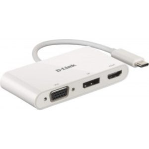 Docking station D-Link DUB-V310, USB Type-C, Alb, 2 ani Garantie