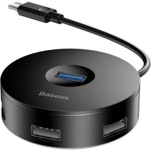 Hub USB BASEUS CAHUB-G01 USB-C, 4 porturi, Negru